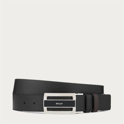 BALLY FABAZIA REVERSIBLE AND ADJUSTABLE BELT WITH SCRIBE BUCKLE