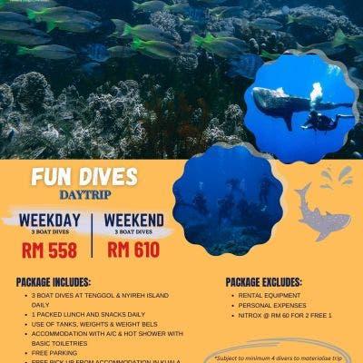 Dungun Escapade Fun Dives Day Trip - Pulau Tenggol, Terengganu