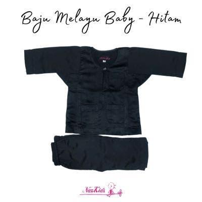 Baju Melayu Baby (Black)