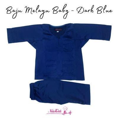Baju Melayu Baby (Dark Blue)