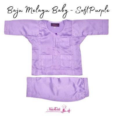 Baju Melayu Baby (Soft Purple)