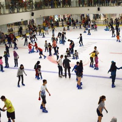 Ice Skating Experience with Blue Ice Skating Rink in Johor