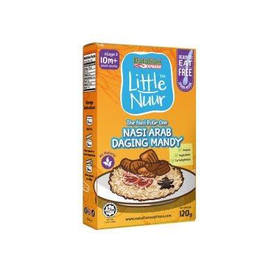RTE Babyfood Little Nuur 10m+ Nasi Arab Daging Mandy
