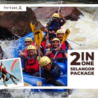 Paragliding + River Rafting Package (6 pax)