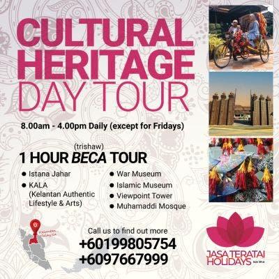 Day Trip Jelajah Zon Budaya Naik Beca (Trishaw Tour)