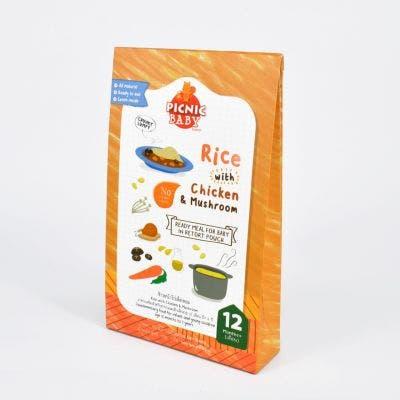 Instant Baby Food (Rice with Chicken & Mushroom) 12M