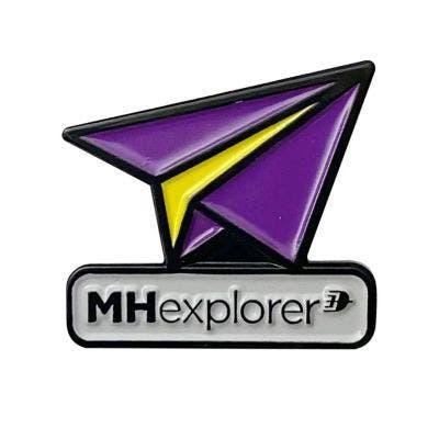 MHexplorer​ Paper Plane Pin