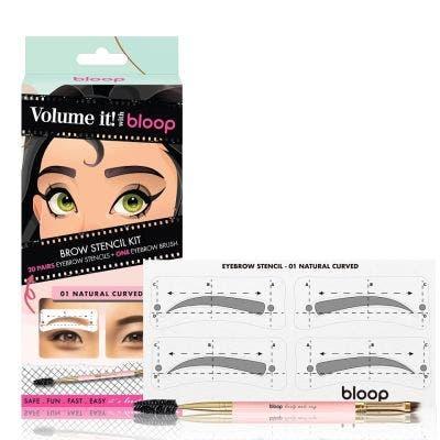 Brow Stencil Kit- 01 Natural Curved