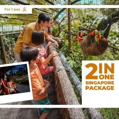 Singapore Zoo + Night Safari/River Wonders Combo Deal