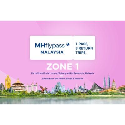 MHflypass Malaysia Zone 1 [Non-refundable/transferable]