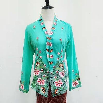 Kenny Loh Couture - Wings of Eternity - Kebaya Sulam [Light Green - Size S]
