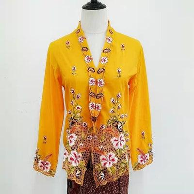 Kenny Loh Couture - Wings of Eternity - Kebaya Sulam [Royal Yellow - Size M]