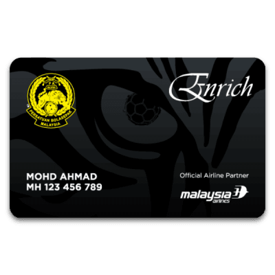Enrich X FAM Harimau Malaya Limited Edition Card (Black)