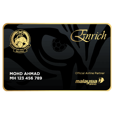 Enrich X FAM Harimau Malaya Limited Edition Card (Gold)