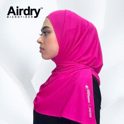 MH x AirDry Selesa Series- Kasual Hijab (Fucshia)