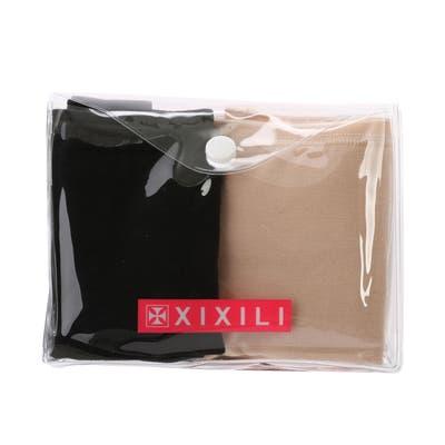XIXILI cotton spandex maxi panty (pack of 2) (Brown and Black)